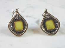 Load image into Gallery viewer, Womens Vintage Estate Sterling Silver Earrings, 11.4g E2718