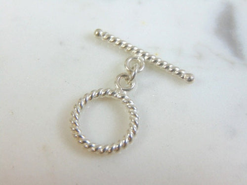 Vintage Estate Sterling Silver Lapel T-Bar 2.2g E1455