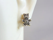 Load image into Gallery viewer, Womens Vintage Estate Sterling Silver Bear Earrings 1.2g E1493