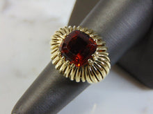 Load image into Gallery viewer, Womens Vintage Estate 14k Yellow Gold Citrine Ring 11.5g E3065