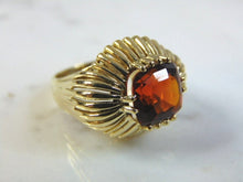 Load image into Gallery viewer, Womens Vintage Estate 14k Yellow Gold Citrine Ring 11.5g E3065