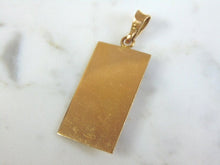 Load image into Gallery viewer, Womens Vintage Estate 18k Gold Happy Day Pendant 6.8g E3103