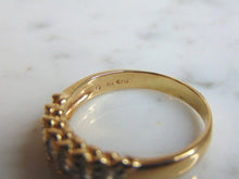 Load image into Gallery viewer, Womens Vintage Estate 14K Yellow Gold Diamond Ring 5.2g E5353