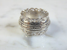 Load image into Gallery viewer, Womens Vintage Estate Sterling Silver Fidget Ring 7.1g E3076
