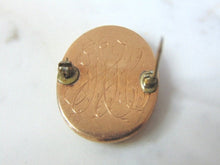 Load image into Gallery viewer, Vintage Estate 14K Gold Portrait Monogram Brooch 7.4g E3203