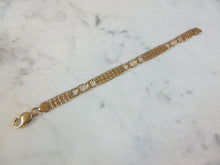 Load image into Gallery viewer, Womens Vintage Estate 14K Yellow Gold Bracelet, 12.3g E3205