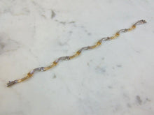 Load image into Gallery viewer, Womens Vintage Estate 18K Gold Diamond Bracelet 12.8g E3208