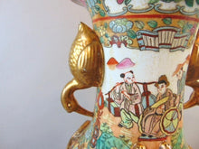 Load image into Gallery viewer, Vintage Antique Chinese Porcelain Famille Rose Vase