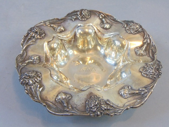 Vintage Antique Sterling Silver F.M. Whiting Bowl  228.5g