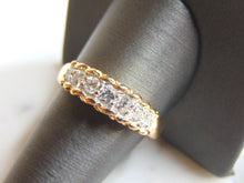 Load image into Gallery viewer, Womens Vintage Estate 14K Yellow Gold Diamond Ring 5.2g E5353