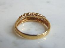 Load image into Gallery viewer, Womens Vintage Estate 14K Yellow Gold Diamond Ring 5.2g E5353