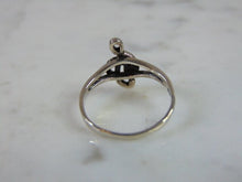 Load image into Gallery viewer, Womens Vintage Estate Sterling Silver Treble Clef Ring 1.2g E5149