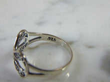 Load image into Gallery viewer, Womens Vintage Estate Sterling Silver Ribbon Ring 1.7g E5097