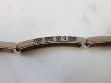 Load image into Gallery viewer, Womens Vintage Estate VS One 18K Yellow &amp; White Gold Diamond Bracelet 17.4g E5166