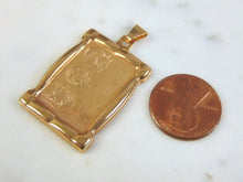 Load image into Gallery viewer, Womens Vintage Estate 18k Gold GOD Pendant 4.8g E5750