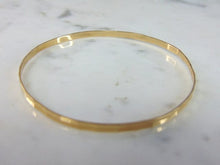 Load image into Gallery viewer, Womens Vintage Estate 17K Yellow Gold Bangle Bracelet 4.8g E4090