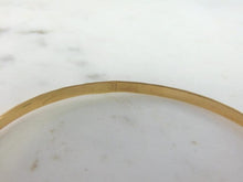 Load image into Gallery viewer, Womens Vintage Estate 17K Yellow Gold Bangle Bracelet 4.8g E4090