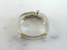 Load image into Gallery viewer, Womens Estate 14K White Gold Diamond Ring 4.6g E4108