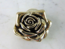 Load image into Gallery viewer, Womens Vintage Estate .925 Sterling Silver Rose Brooch 28.6g E5024