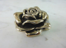Load image into Gallery viewer, Womens Vintage Estate .925 Sterling Silver Rose Brooch 28.6g E5024