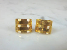 Load image into Gallery viewer, Womens Vintage Estate 22K Gold Modernist Earrings 8.7g  #E4027