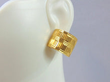 Load image into Gallery viewer, Womens Vintage Estate 22K Gold Modernist Earrings 8.7g  #E4027
