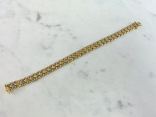 Load image into Gallery viewer, Womens Vintage Estate 14K Gold Bracelet 11.2g  E4053