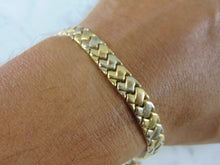 Load image into Gallery viewer, Womens Vintage Estate 14K Gold Bracelet 11.2g  E4053