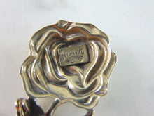 Load image into Gallery viewer, Womens Vintage Estate Lang Sterling Silver Rose Brooch 5.1g E893