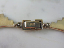 Load image into Gallery viewer, Womens Vintage Estate Sterling Silver Modernist Necklace 39g E928