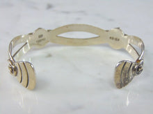 Load image into Gallery viewer, Womens Vintage Estate Sterling Silver Modernist Cuff Bracelet 20.8g E1906