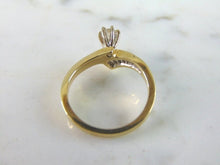 Load image into Gallery viewer, Womens Vintage Estate 14k Gold Diamond Ring 3.0g E3360