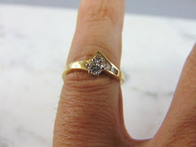Load image into Gallery viewer, Womens Vintage Estate 14k Gold Diamond Ring 3.0g E3360
