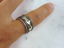 Load image into Gallery viewer, Womens Vintage Estate Sterling Silver Fidget Ring 7.2g E1952