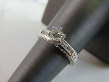 Load image into Gallery viewer, Womens Vintage Estate 14K White Gold Diamond Ring, 4.2g E3369