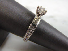 Load image into Gallery viewer, Womens Vintage Estate 14K White Gold Diamond Ring, 4.2g E3369