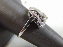 Load image into Gallery viewer, Womens Vintage Estate 14K White Gold Diamond Ring 4.2g E3376