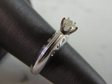 Load image into Gallery viewer, Womens Vintage Estate 14K White Gold Diamond Ring, 4.4g E3380
