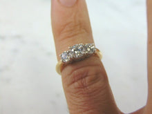Load image into Gallery viewer, Womens Vintage Estate 14K Gold Platinum Diamond Leo Ring, 5.0g E3387