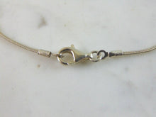 Load image into Gallery viewer, Womens Vintage Estate Sterling Silver Crystals Charm Bracelet 13.9g E1989
