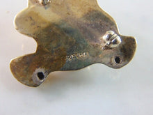 Load image into Gallery viewer, Womens Vintage Estate Sterling Silver Teddy Bear Brooch 11.2g E1997