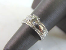 Load image into Gallery viewer, Womens Vintage Estate 18K White Gold Diamond Engagement Ring 6.9g E2417