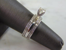 Load image into Gallery viewer, Womens Vintage Estate 18K White Gold Diamond Engagement Ring 6.9g E2417
