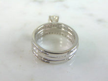 Load image into Gallery viewer, Womens Vintage Estate 18K White Gold Diamond Engagement Ring 6.9g E2417