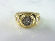 Load image into Gallery viewer, Womens Vintage Estate 14K Yellow Gold Diamond Ring 6.8g E2076