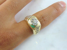 Load image into Gallery viewer, Womens Vintage Estate 14K Yellow Gold Diamond Ring 6.8g E2076