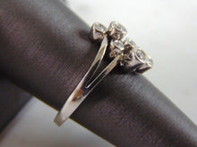 Load image into Gallery viewer, Womens 14K White Gold Diamond Ring 4.7g E4137