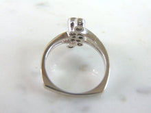 Load image into Gallery viewer, Womens 14K White Gold Diamond Ring 4.7g E4137