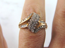 Load image into Gallery viewer, Womens Vintage Estate 10K Gold Diamond Ring 4.0g #E2038