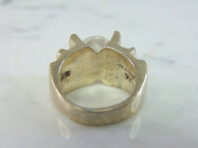 Load image into Gallery viewer, Womens Vintage Estate Sterling Silver CZ Ring 16.4g E855
